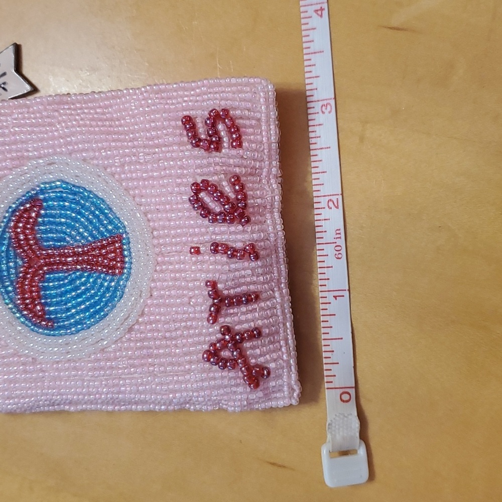 ARIES mini pink change purse 👛 - Picture 8 of 10